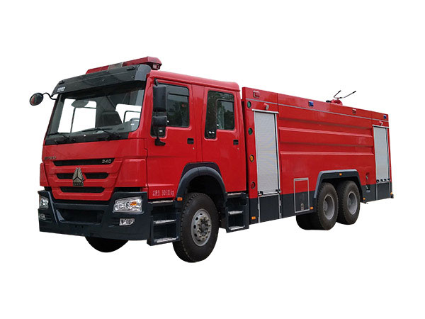 豪沃后雙橋泡沫消防車(chē)（16噸）